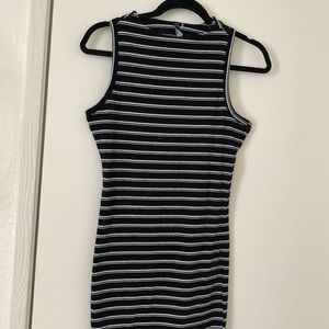 Cotton on stripped body con midi dress